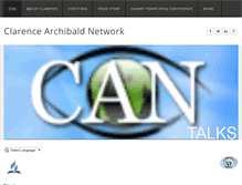 Tablet Screenshot of clarencearchibaldnetwork.org